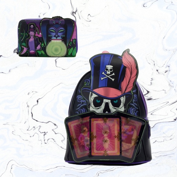 Loungefly The Princess and The Frog Dr. Facilier Glow Lenticular Mini Backpack